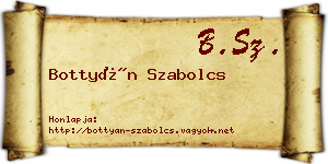 Bottyán Szabolcs névjegykártya